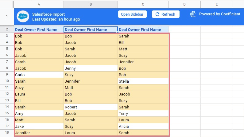 highlight duplicates in Google Sheets