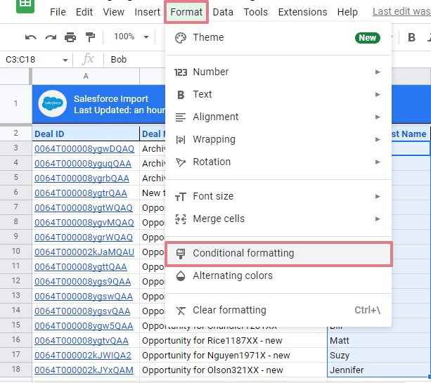 conditional formatting find duplicates