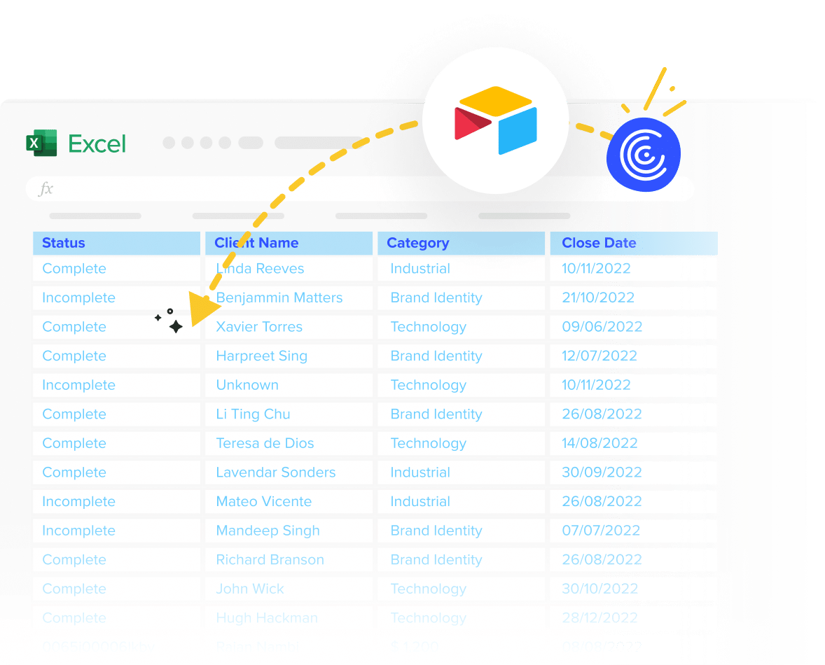 Airtable to Excel