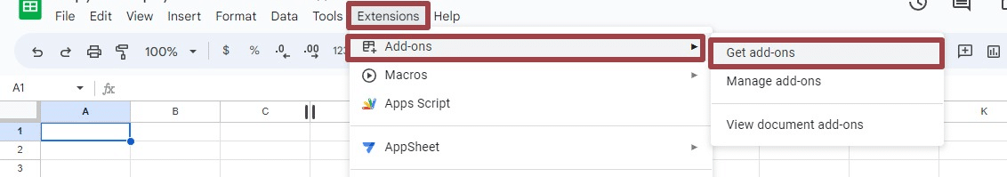 Coefficient add-on Google Sheets