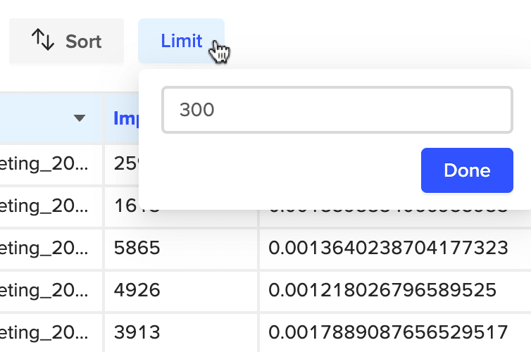 Limit campaigns Google Sheets Google Ads
