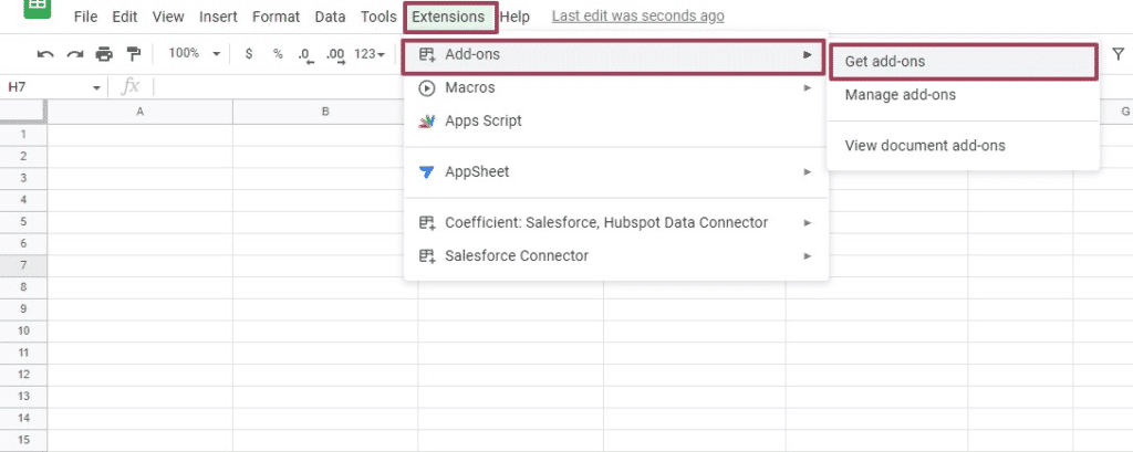 google sheets addon coefficient