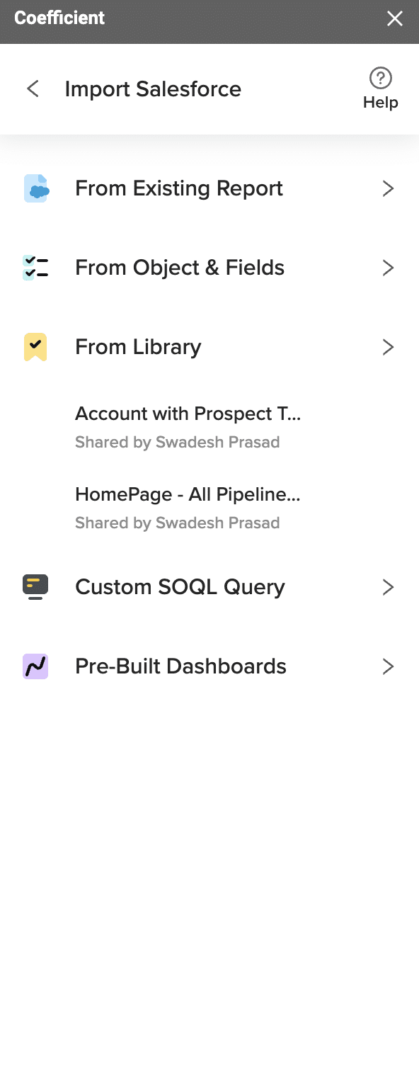 import objects and fields salesforce