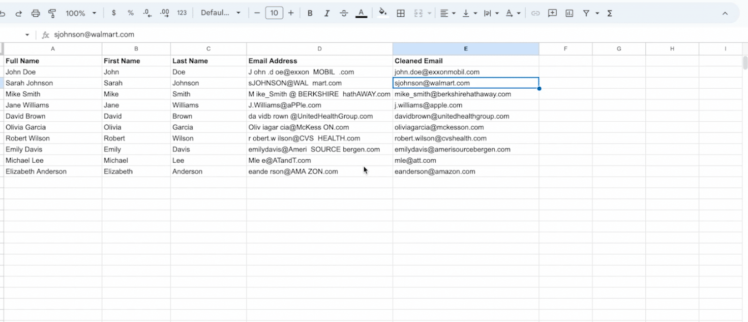 apply the function to the entire column