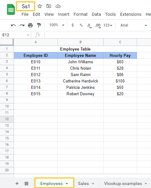 vlookup tips