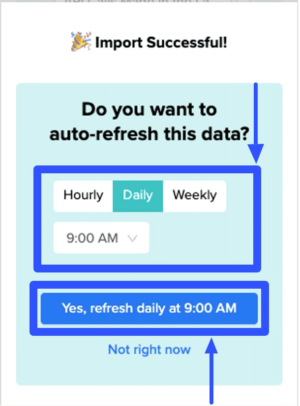 You can also set automations