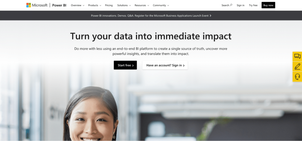Microsoft Power BI is an integrated analytics platform that seamlessly connects to various Microsoft products