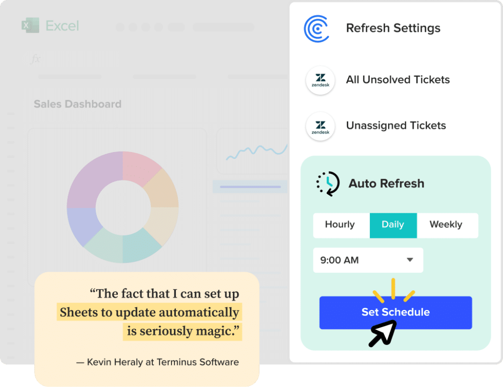Zendesk Data Refresh in Excel
