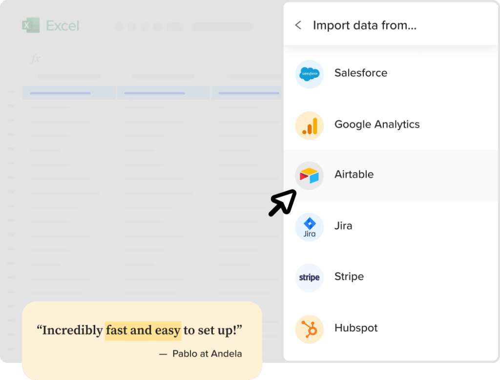 Import Airtable Data into Excel