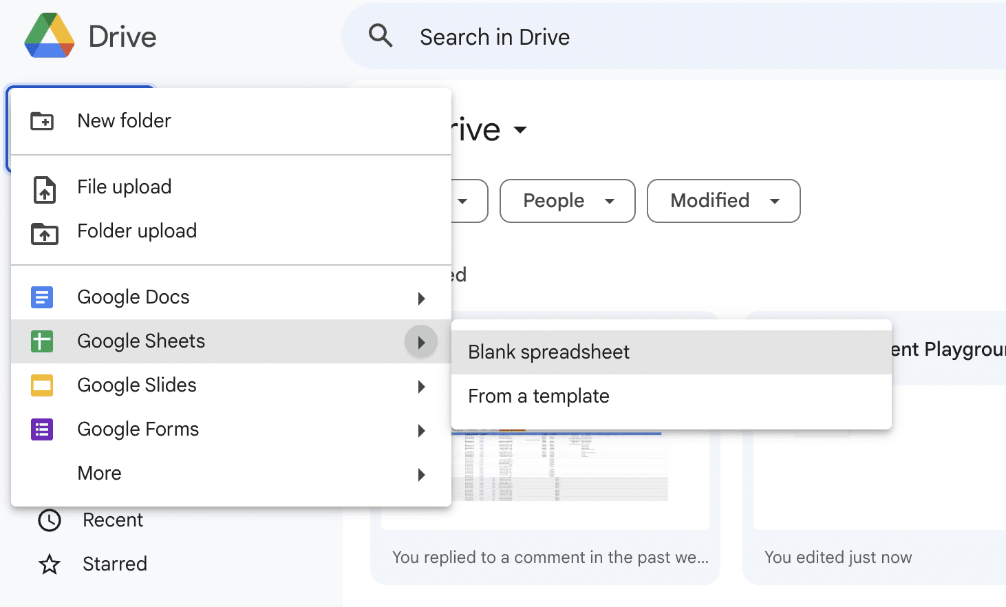Starting a new sheet in Google Sheets for calendar.