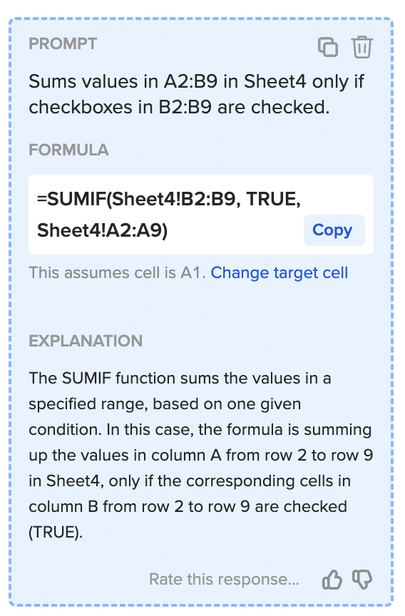 GPT Formula fo Checkboxes