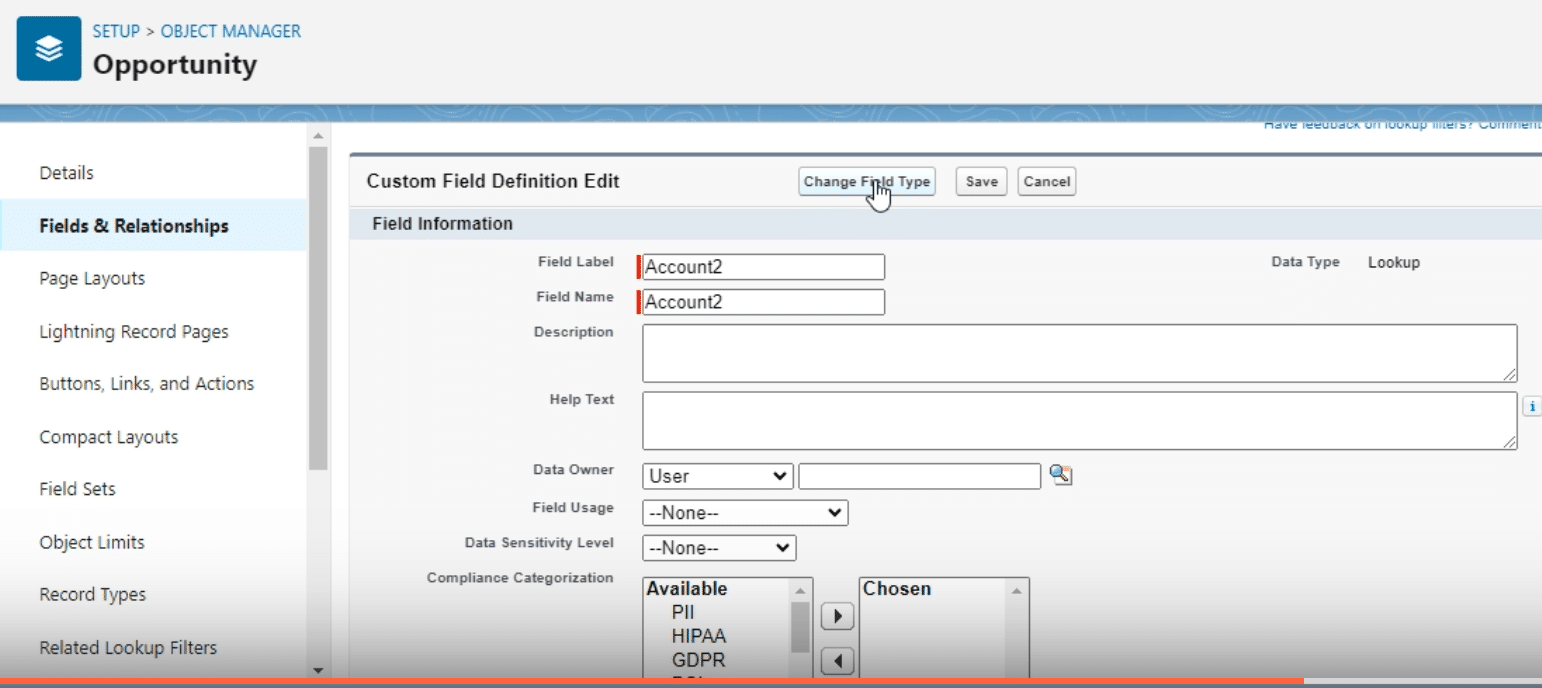 Ensuring clarity by naming the related lists according to their function, such as Marketing Opportunities
