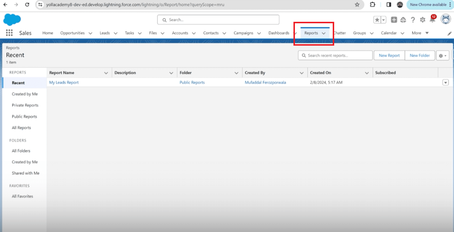 salesforce-reports-tab-navigation