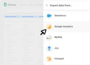One Click Spreadsheet Connectors