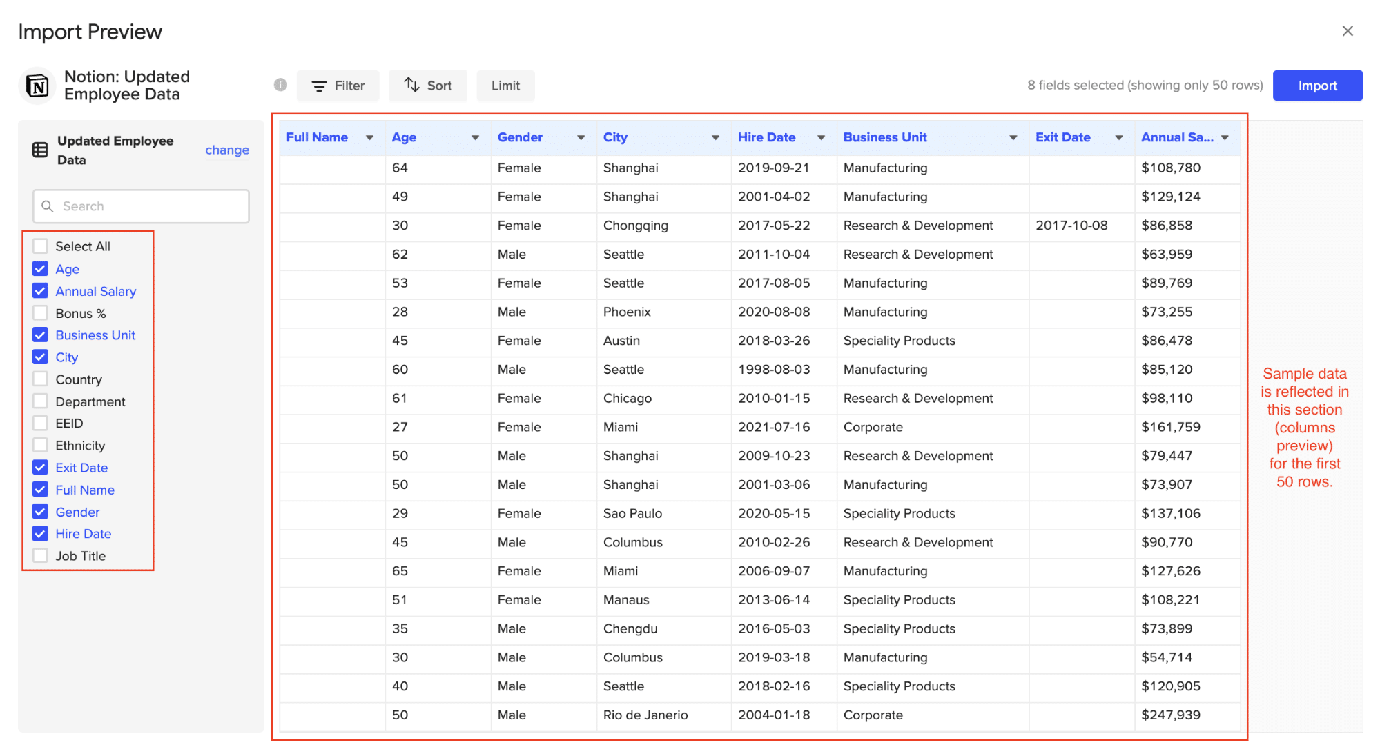 Auto-populating Excel spreadsheet with exported data from Notion