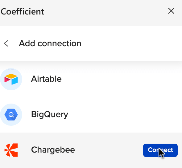 Opening Coefficient sidebar in Excel