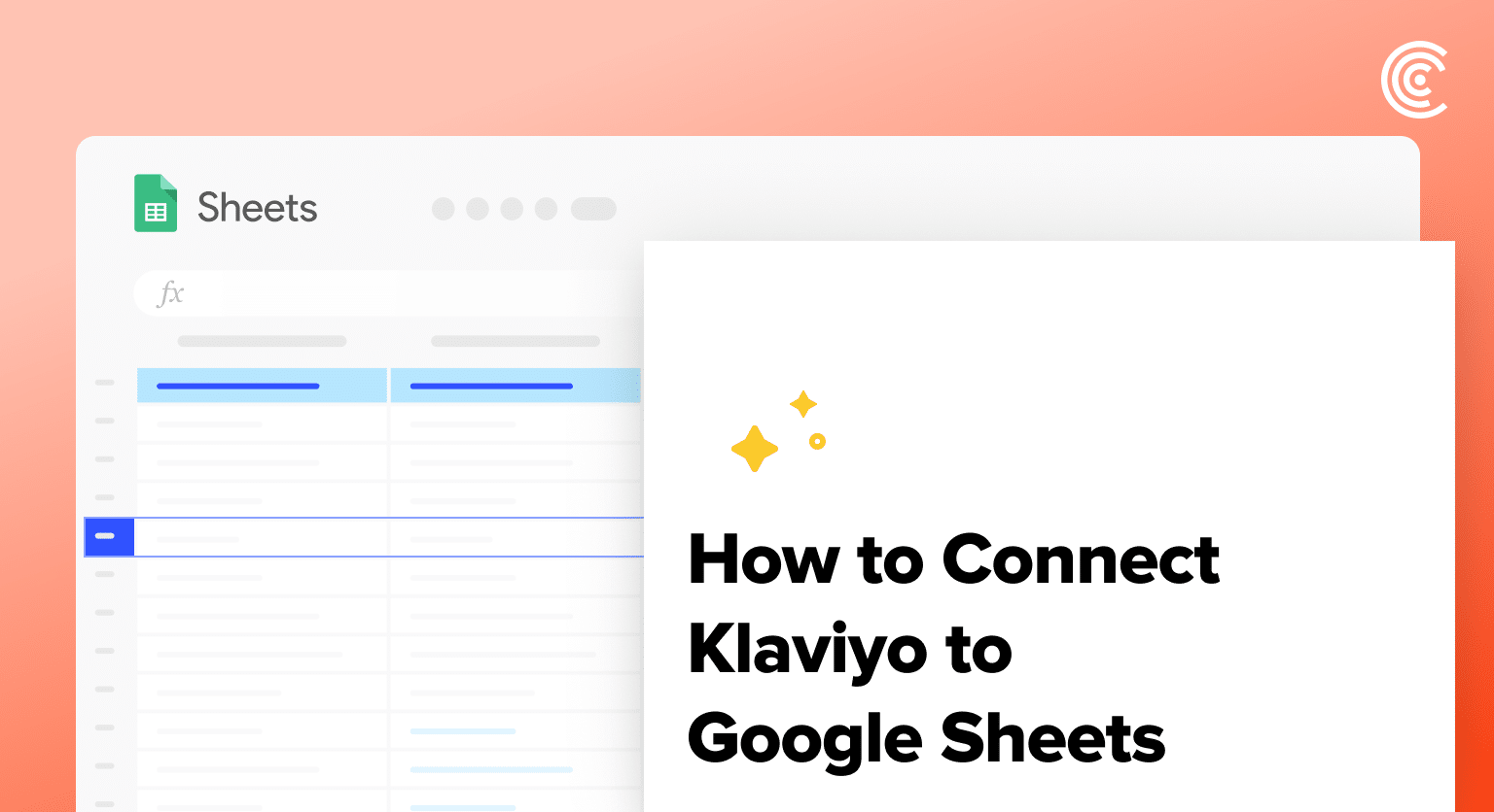Connect Klaviyo to Google Sheets