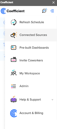 connect any data source to spreadsheets with coefficient
