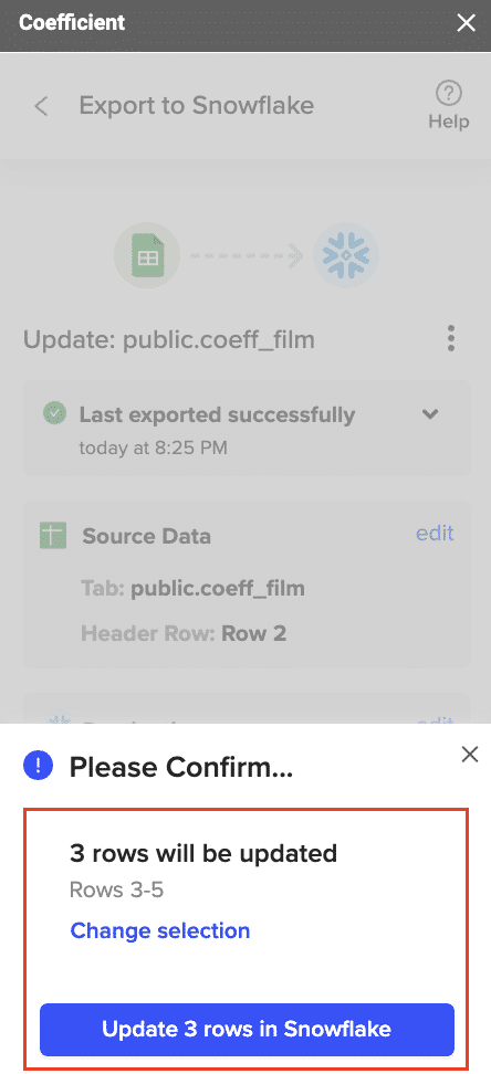 Coefficient Sidebar in Google Sheets
