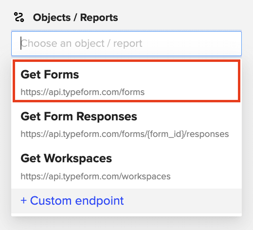 connect button typeform coefficient excel
