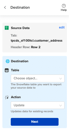 insert data from sql server into snowflake