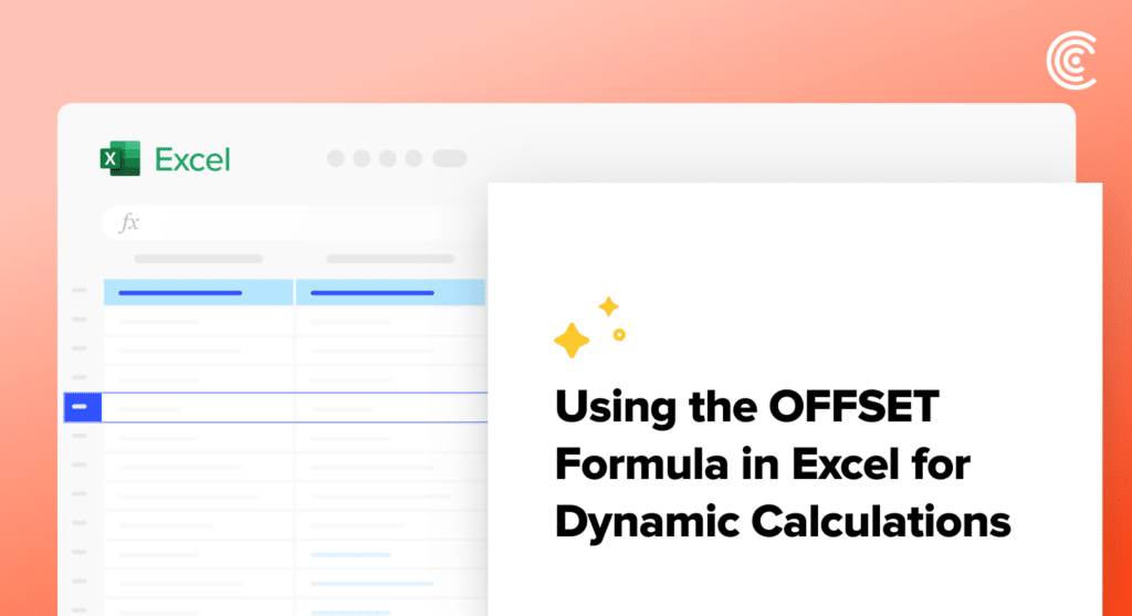 offset formula excel