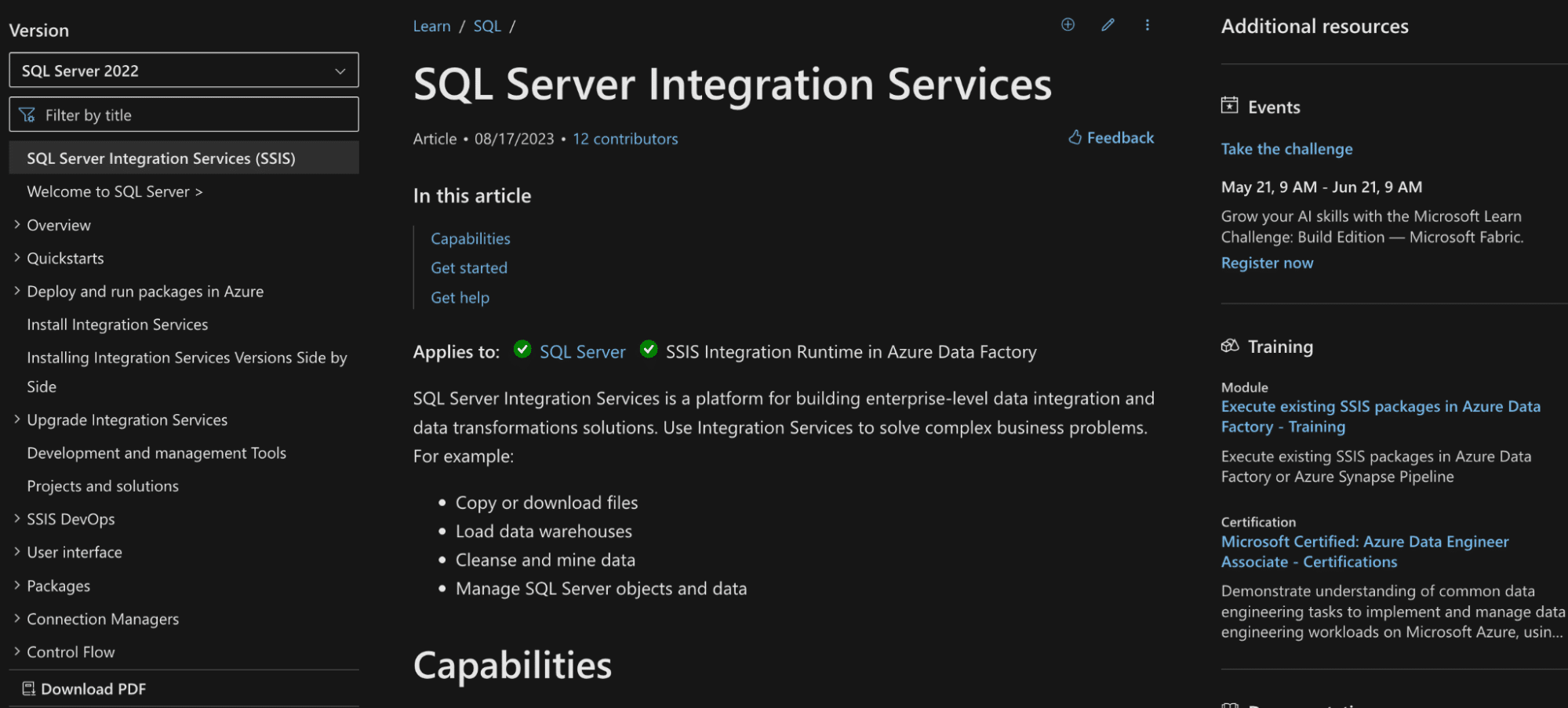 ssis sql server integration services