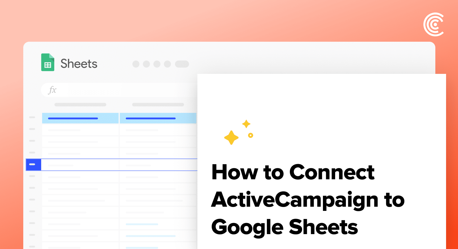 Connect ActiveCampaign to Google Sheets
