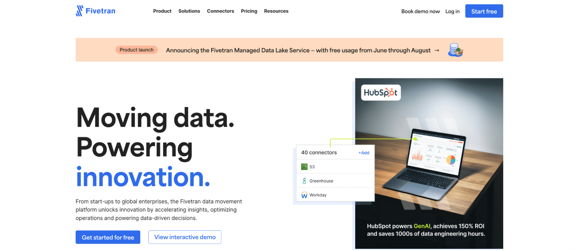 Fivetran is a fully-managed, enterprise-grade ETL solution.