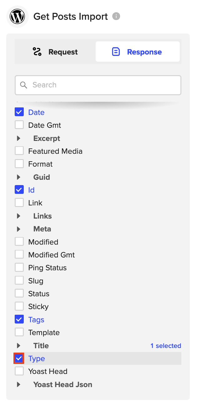 Selecting fields to include, renaming columns, and reordering them to match the preferred layout.