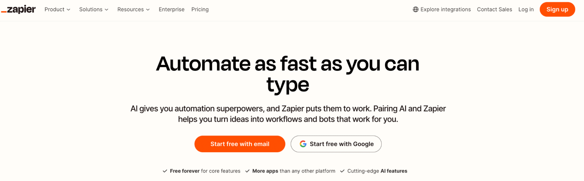 Zapier is a popular automation tool that connects apps and automates workflows without coding.