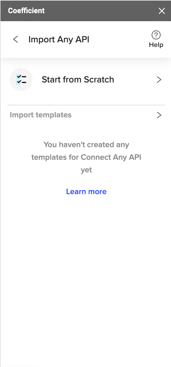 import data into google sheets
