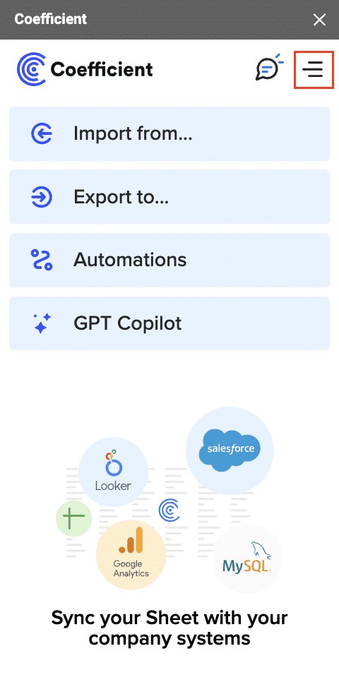 Launching Coefficient from spreadsheet