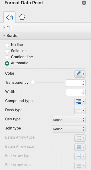 Selecting Change Colors option to modify treemap colors.