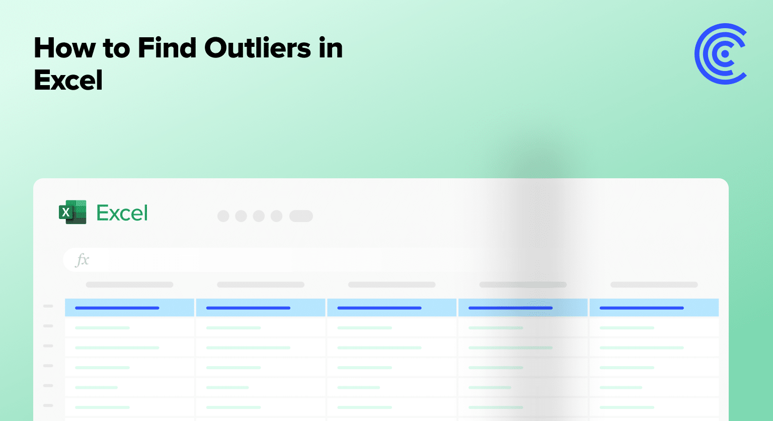 how to find outliers in excel