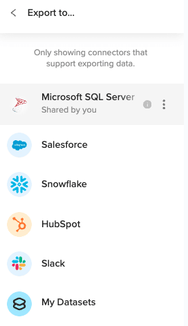 SQL Server selection interface?
