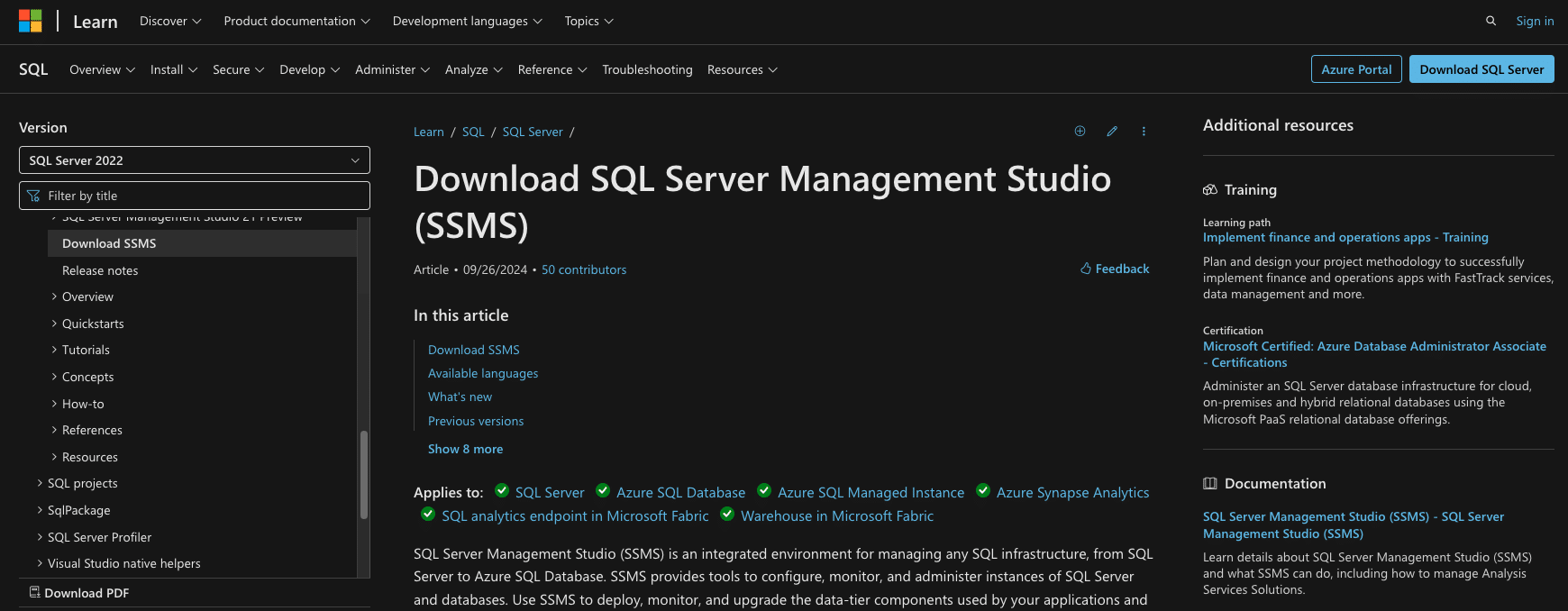 SSMS link server configuration