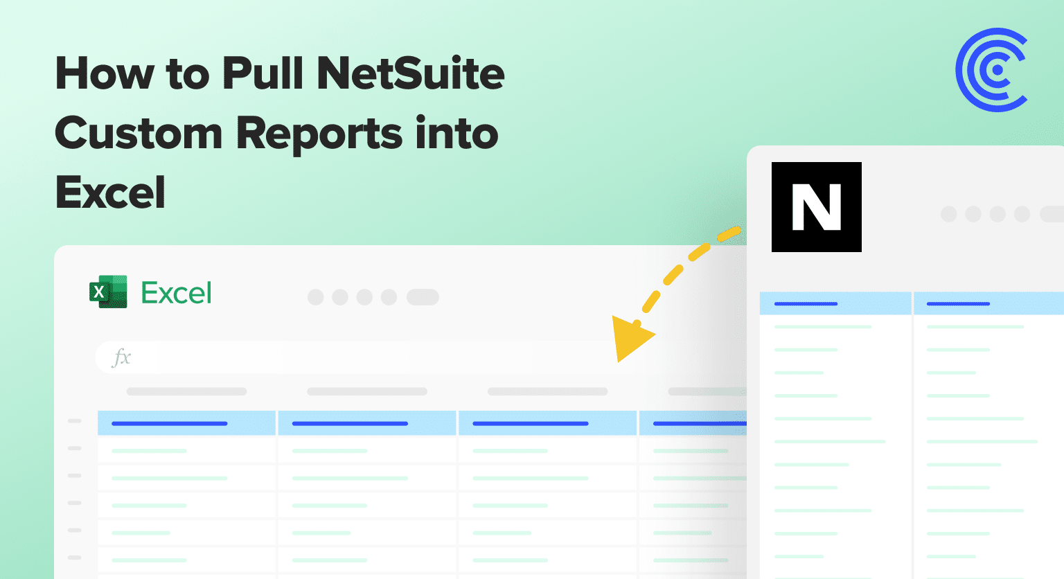 How to Pull NetSuite Custom Reports into Excel